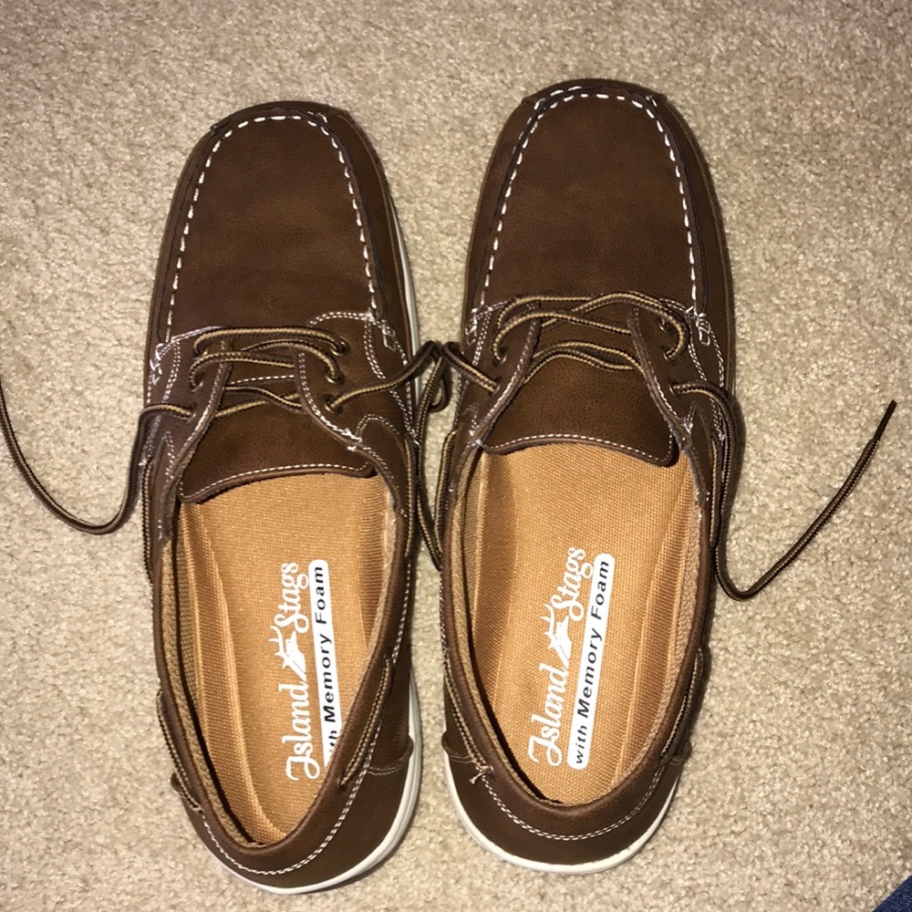 Boat Shoes Island Stags w/ memory foam